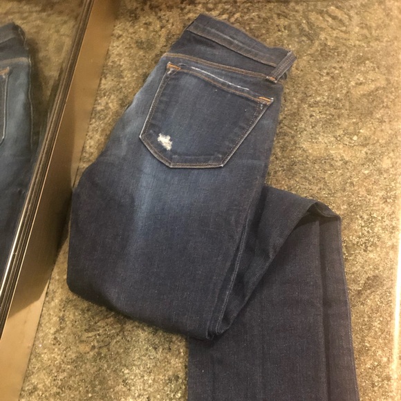 JBRAND distressed skinny blue jeans. Size 24 - Picture 2 of 3